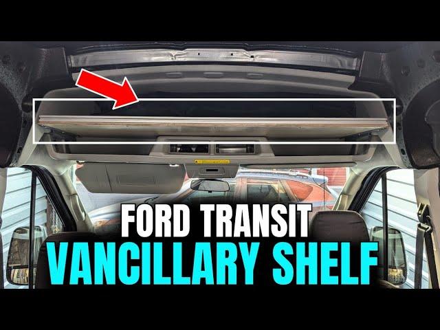 Ford Transit Medium Roof DIY Vancillary Headliner Shelf Install: Maximize Your Van's Storage