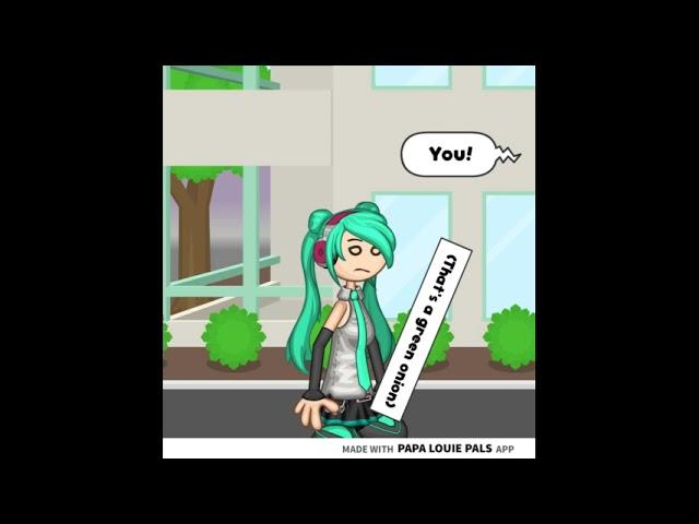 [Papa Louie Pals] DeeDee Stealing Vegetables from Hatsune Miku