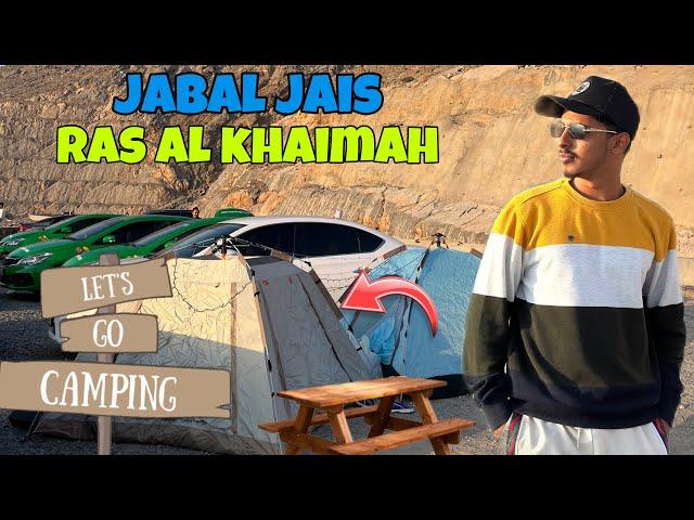 Jabal jais camping ️ full night || Full vlog ras al khaima || camping in dubai ,dubai 4k