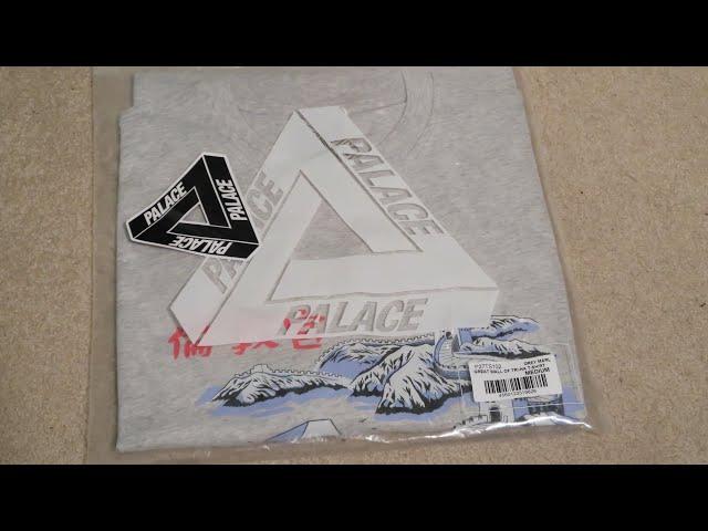 PALACE GREAT WALL OF TRI-NA TEE UNBOXING/REVIEW