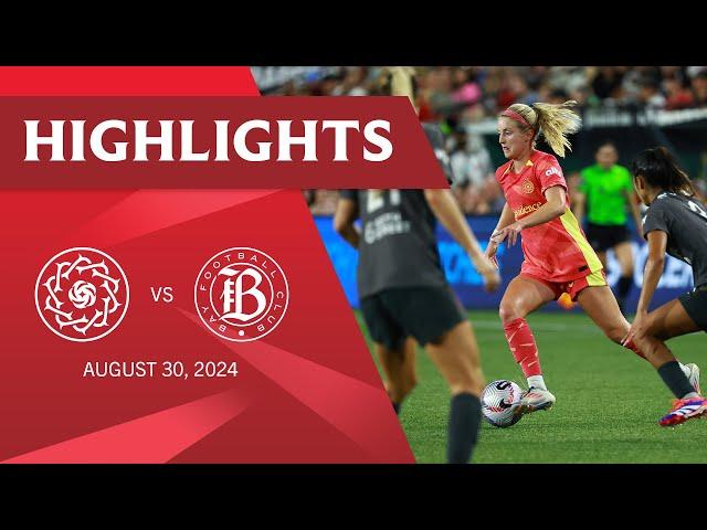 FULL HIGHLIGHTS: Portland Thorns fall 3-1 to Bay FC // August 30th, 2024