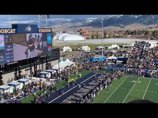 Montana State Bobcats senior captains honored before 123rd Brawl of the Wild