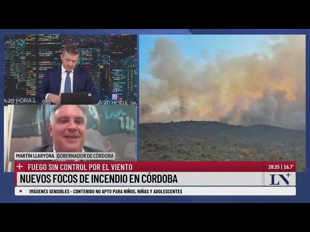 Incendios en Córdoba: aviones y helicópteros trabajan para contener el fuego