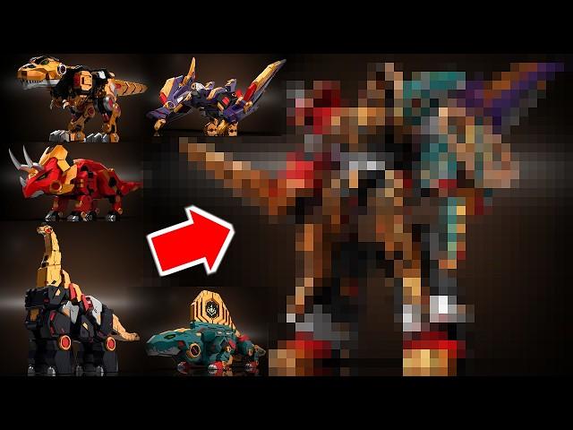 【王道の恐竜5体合体！？】韓国で発表された新しい合体ロボットのクオリティが高すぎるので徹底解説！【最強恐竜ミニフォース】