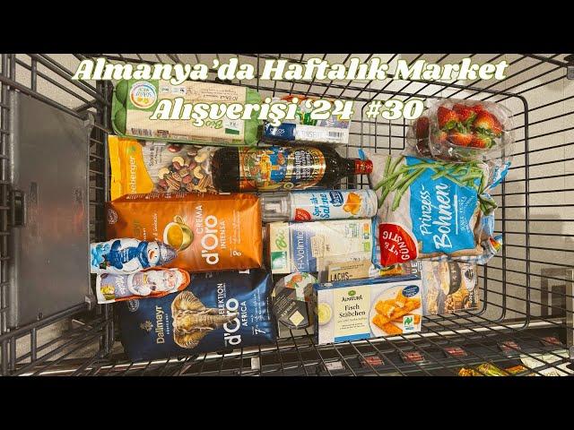 Almanya'da haftalık market alışverişi '24 #30 | Edeka, Organik Market, Lidl (Yılbaşı özel ürünler)