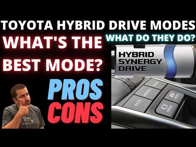 Toyota Hybrid Drive modes : What they do and what's best