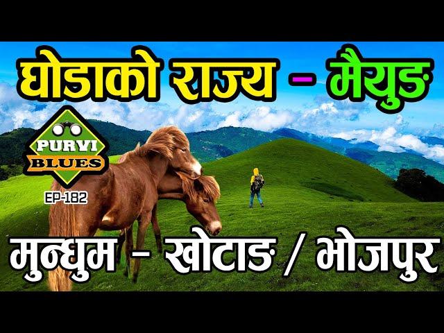 घोडाले राज्य गर्ने मैयुङ डाडाँ || जनावर मात्र भेटिने स्थान  Mundhum Trail Khotang Bhojpur || Maiyung