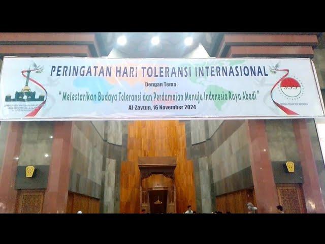 Peringatan hari Toleransi Internasional di atas Kapal Laut milik Al Zaytun (1)