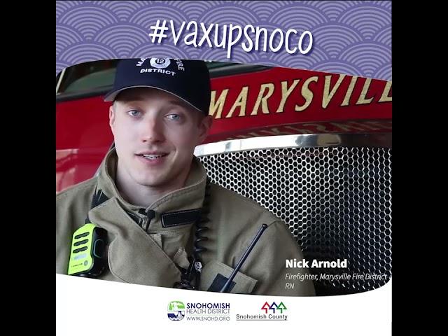 #vaxupsnoco - Firefighter Nick Arnold