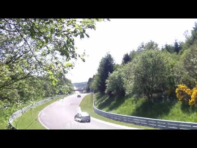 Nissan Skyline GTR R33 Turbo Sound! Huge Backfire on the Nürburgring!