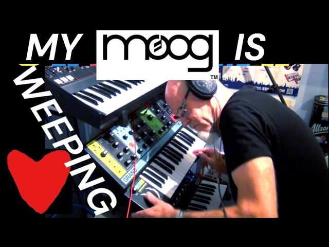 Moog Grandmother is weeping with Korg Triton, Lekato Looper, jam