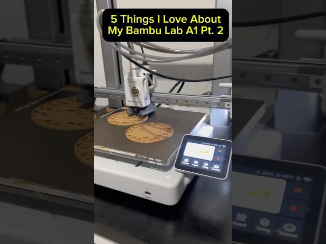 4 Things I Love About My Bambu Lab A1 Pt. 2 (With Bonus Reason) #3dprinter #3dprinting #3dprint