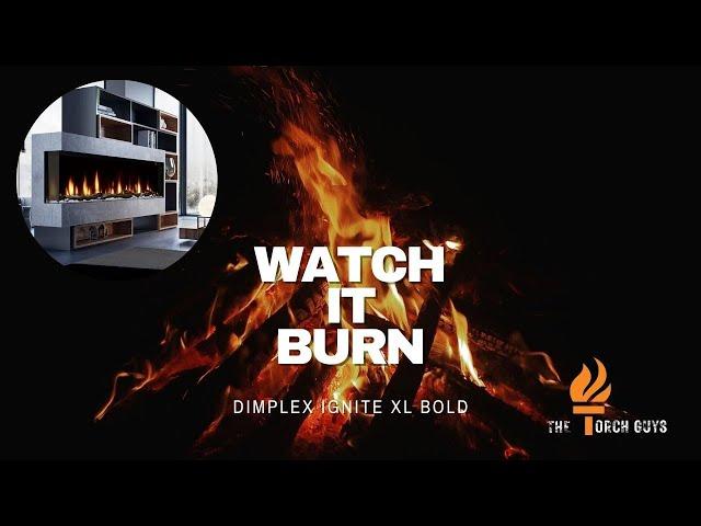 Burn Video: The Dimplex Ignite XL Bold Linear Electric Fireplace