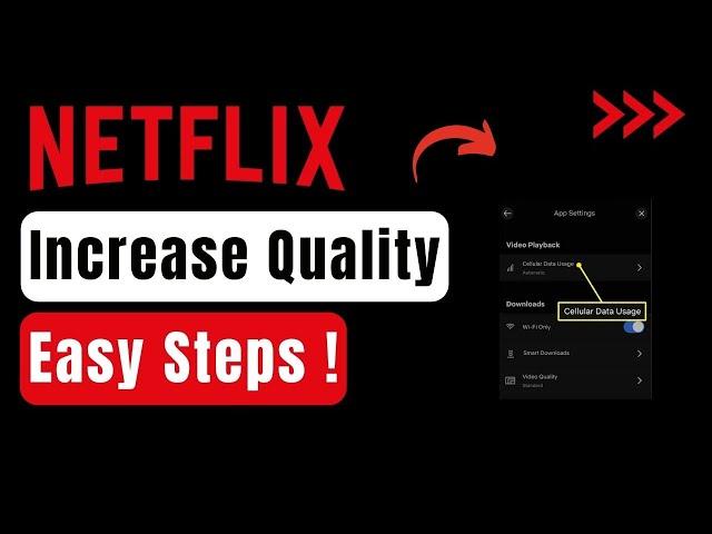 How To Increase Quality In Netflix !