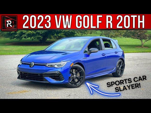 The 2023 Volkswagen Golf R 20th Anniversary DSG Is A Sports Car Slaying Hot Hatch