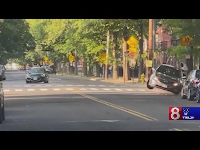 Video captures reckless driving in New Haven