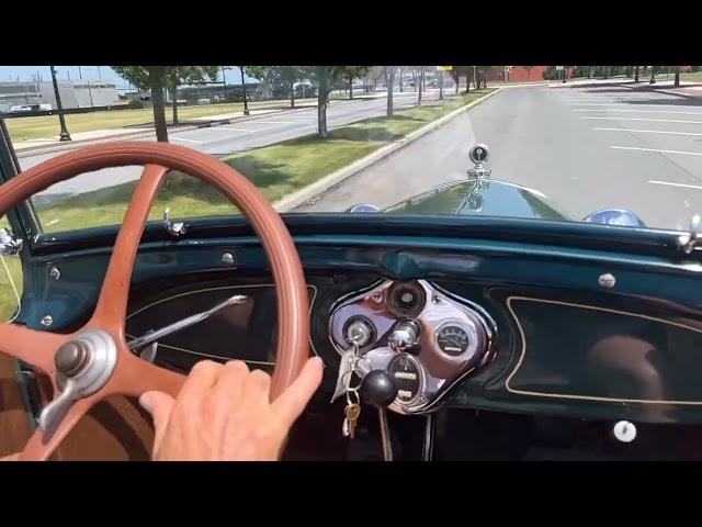 1928 Ford Model A Roadster - driving