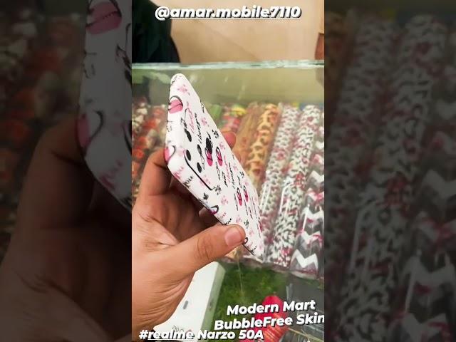 Realme Narzo50A Cut To Cut Mobile Lamination #amar #mobile #bhavnagar #iloveyou #heart #lamination