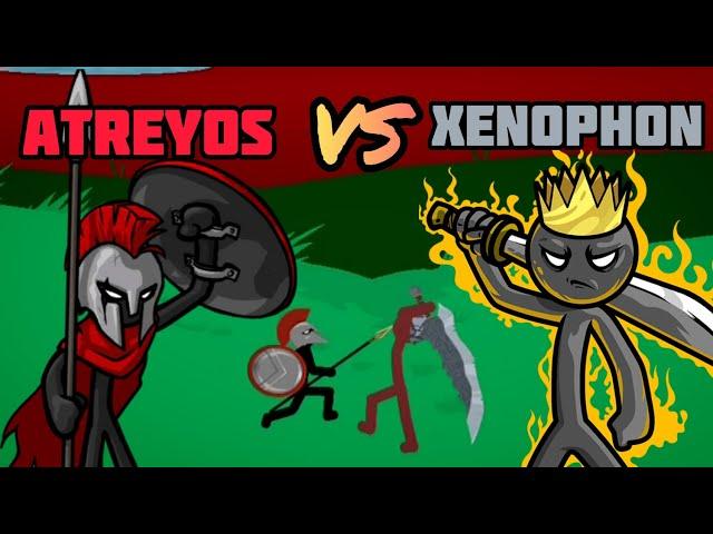 Prince Atreyos Vs General Xenophon Stick War Legacy Mod Menu New Update Epic Battle Funny Moments