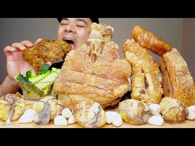 PUTOK BATOK EXTREME | HIGH COLESTEROL | GOUT FRIEND | CRISPY PORK | MUKBANG ASMR