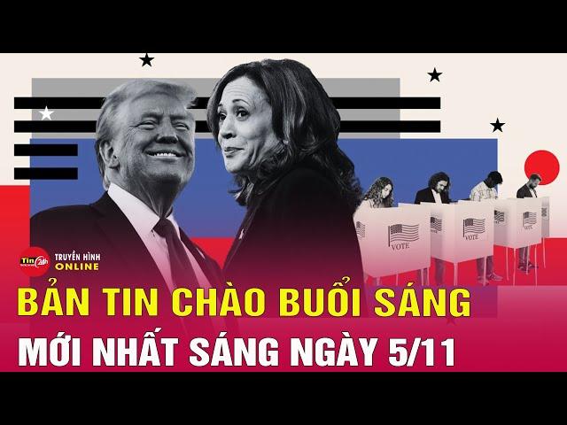 Tin tức 24h.Tin Sáng 5/11. Cuộc tranh cử Tổng thống Mỹ khép lại, việc kiểm phiếu tiến hành thế nào?