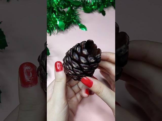 pine cone crafts - pine cone candles DIY - fati craft world