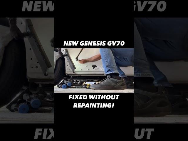 GENESIS GV70 NASTY DENT REPAIRED THE PAINTLESS WAY