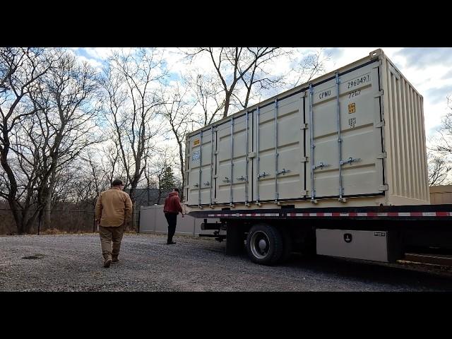 It has arrived! Scarce Side Access Container Arrives