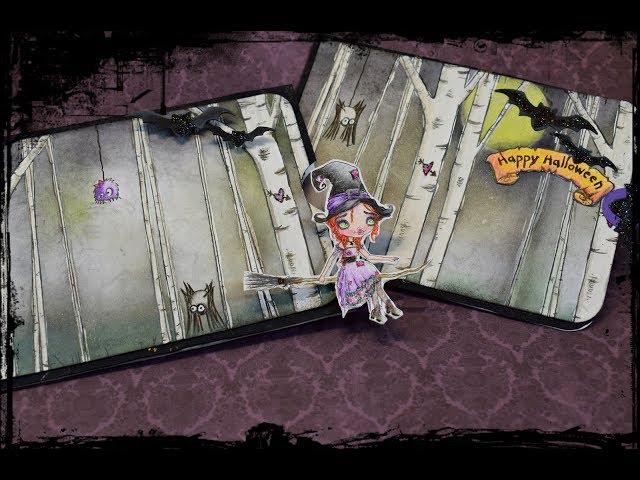 Halloween Magnet Slider Card