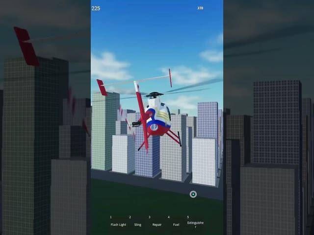 flew the helicopter through the city buildings #real #roblox #bloxburgdesign #adventuresport