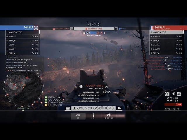 Battlefield 1 Best Hacker : bestofmylovee - 1172 Kill in ONE GAME