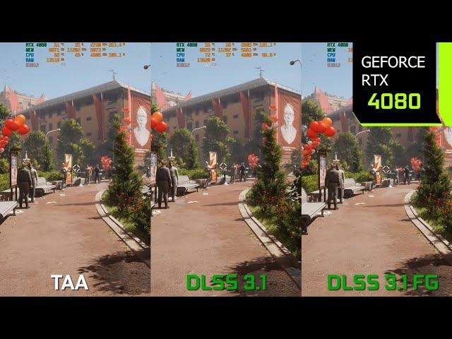 Atomic Heart | 4K Native TAA vs DLSS 3.1 vs DLSS 3.1 Frame Generation | RTX 4080 | i7 10700F
