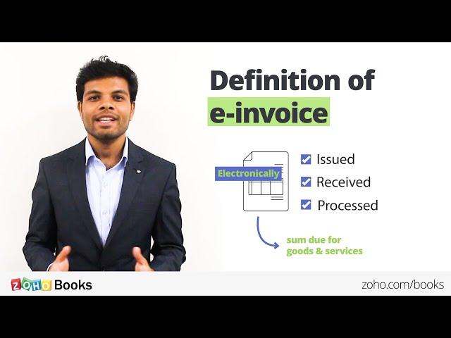 What Is e-invoice Under GST? | Basics of GST e-invoicing - Zoho Books