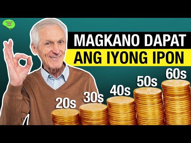 Magkano Dapat Ang Iyong Ipon Base Sa Edad (IPON TIPS)