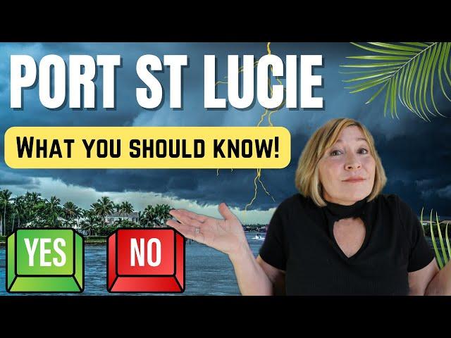 Port St Lucie Florida is it for you?