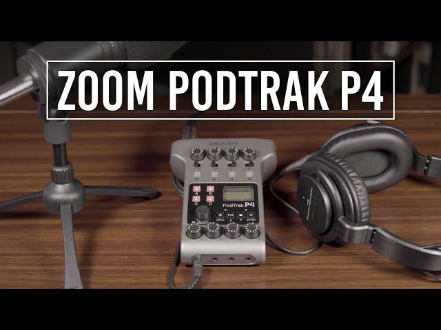 Zoom PodTrak P4: An Audio Recorder Designed for Podcasting! | Hands-on Review