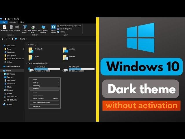 [Fixed] ️ Enable Dark Mode Without Activating Windows 10 or Windows 11