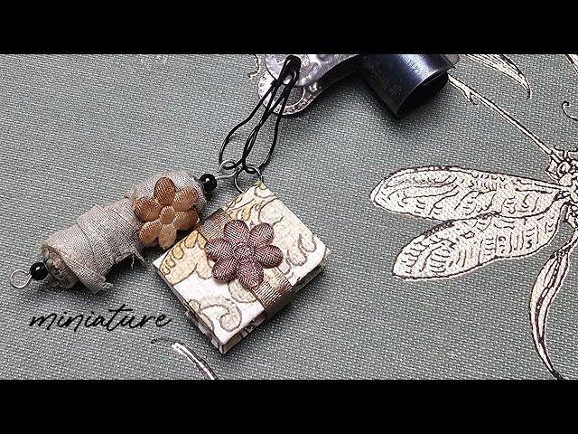 How to Make Miniature Books & Charms for Your Junk Journal | Tutorial