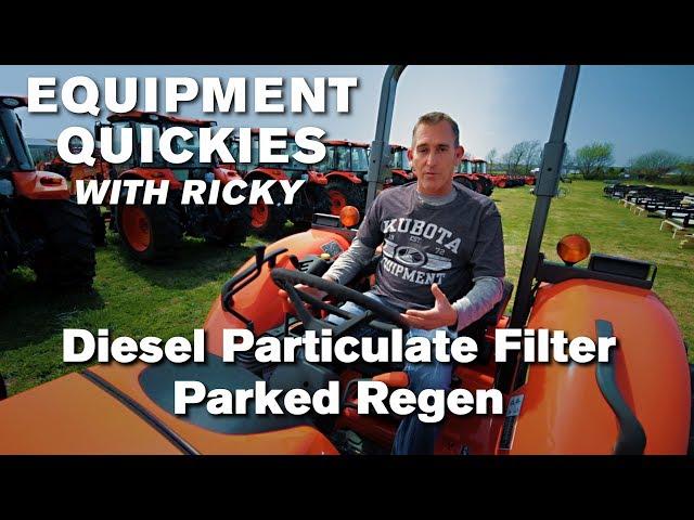 Kubota Tractor Diesel Particulate Filter Regen