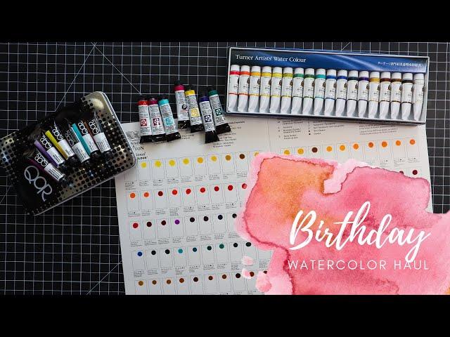 WATERCOLOR PAINT HAUL from Jerry's Artarama - June 2020