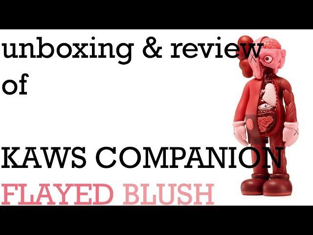 unboxing & review - KAWS Companion Flayed Blush Edition