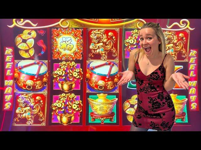 Pompsie Slots Celebrates ASTOUNDING Wins On The Dancing Drums Slot Machine!