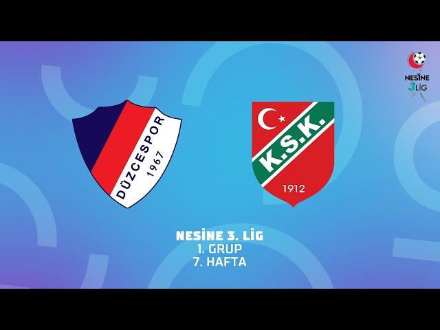 Nesine 3. Lig 1. Grup | Düzce Cam Düzcespor-Karşıyaka