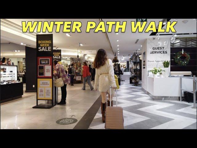 Toronto PATH To The Eaton Centre: Meeting Meghan At Union Station & Walking Underground To The Mall