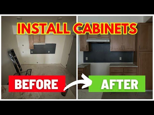  How to Install Cabinets – Step-by-Step Guide for Beginners ️