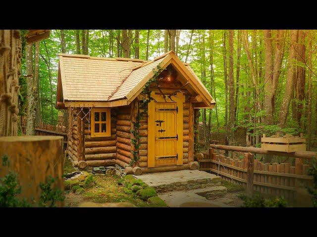 I Spent 365 DAYS ALONE in the Forest Building a Log House