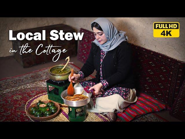 Making Local Stew in the Village Cottage | Torshe Tareh | Rural Cuisine