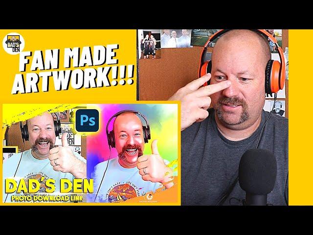 How to Oil Paint Dad's Den | Reaction | Fan Made Artwork