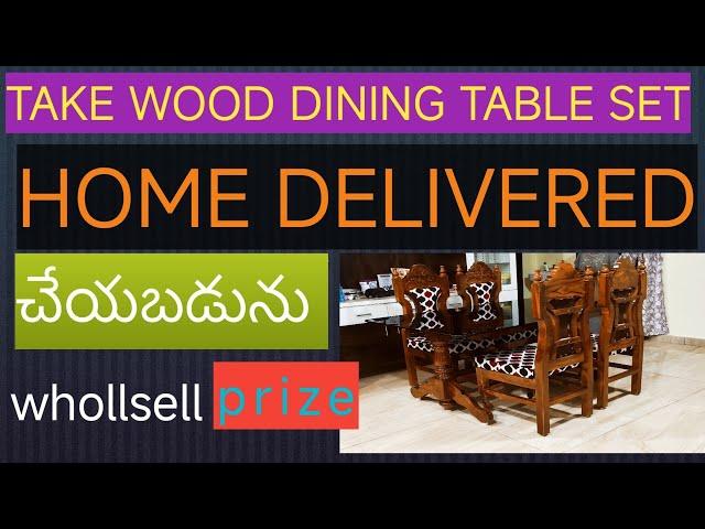 take wood dining table set