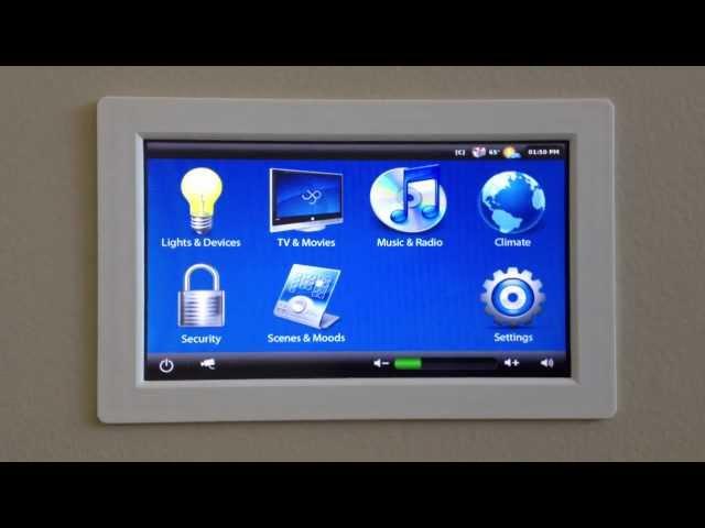 Custom In-Wall Touchscreen Software Used With MisterHouse